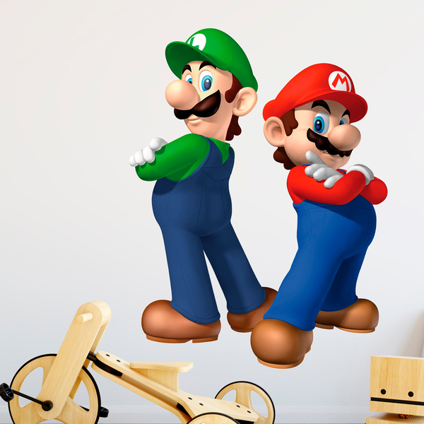 Vinilos Infantiles: Super Mario y Luigi