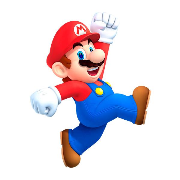 Vinilos Infantiles: Mario Bros Super Salto