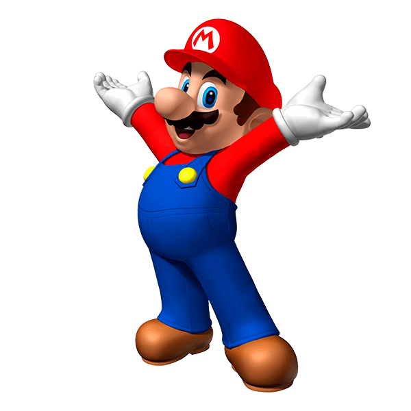 Vinilos Infantiles: Mario Bros Feliz 0