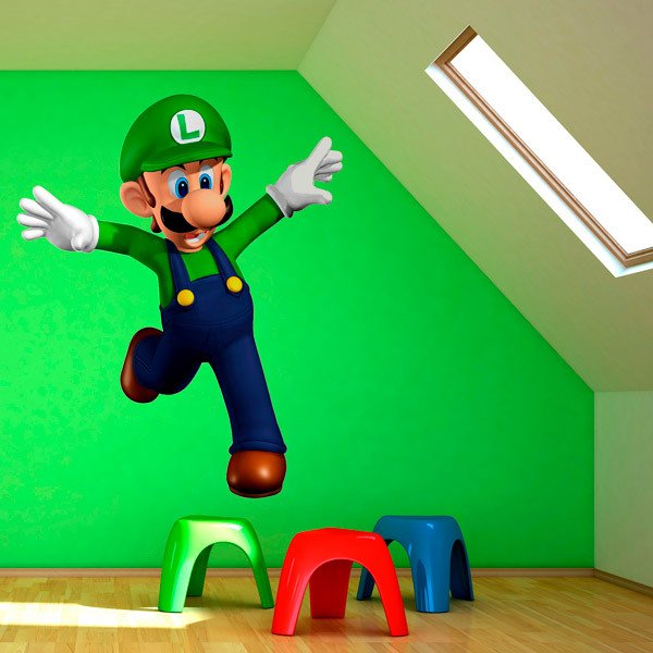 Vinilos Infantiles: Luigi Corriendo