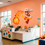 Vinilos Infantiles: Mario Bros Bola de Fuego 13