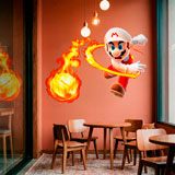 Vinilos Infantiles: Mario Bros Bola de Fuego 17