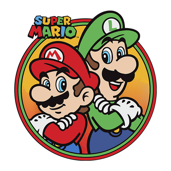 Vinilos Infantiles: Mario Y Luigi Equipo Bros