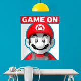 Vinilos Infantiles: Mario Bros Game On 3