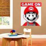 Vinilos Infantiles: Mario Bros Game On 4