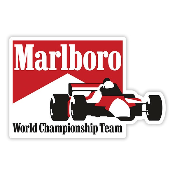 Pegatinas: Marlboro Equipo de Campeonato