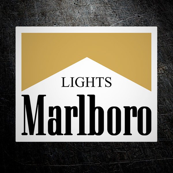 Pegatinas: Marlboro Lights 1