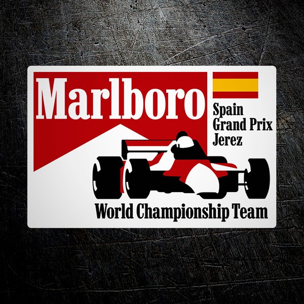 Pegatinas: Marlboro Spain Jerez 1