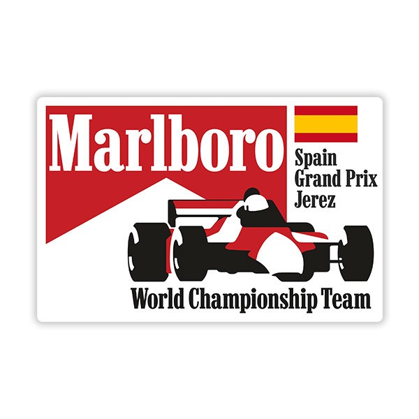 Pegatinas: Marlboro Spain Jerez