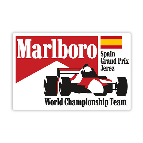 Pegatinas: Marlboro Spain Jerez 0