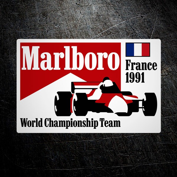 Pegatinas: Marlboro France 1991