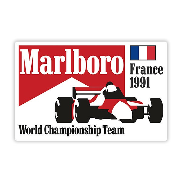 Pegatinas: Marlboro France 1991