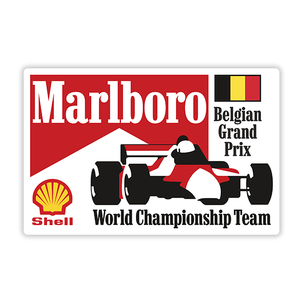 Pegatinas: Marlboro Belgian Grand Prix