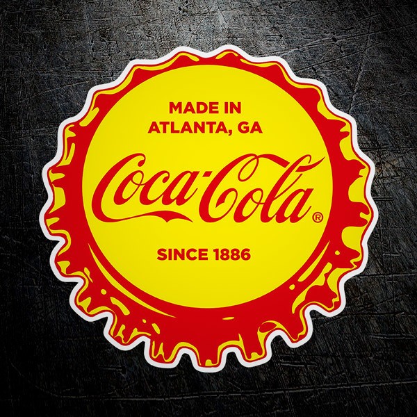 Pegatinas: Coca Cola Since 1886