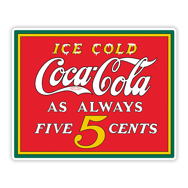 Pegatinas: Ice Cold Coca Cola as Always 0