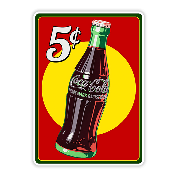Pegatinas: Coca Cola 5 Centavos