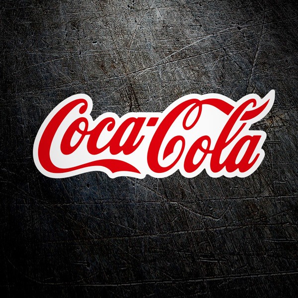 Pegatinas: Letras Coca Cola