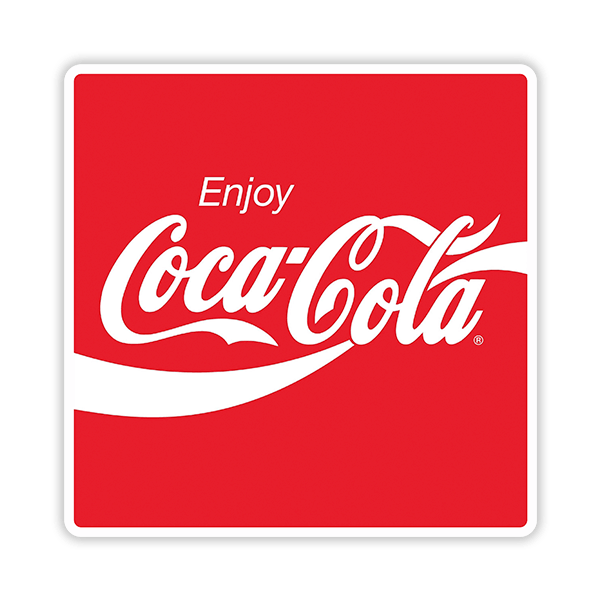 Pegatinas: Enjoy Coca Cola 0