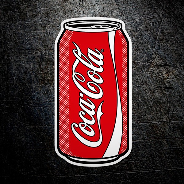 Pegatinas: Lata Coca Cola Pop Art 1