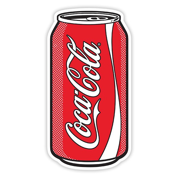 Pegatinas: Lata Coca Cola Pop Art