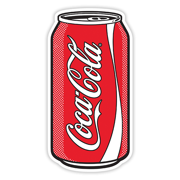 Pegatinas: Lata Coca Cola Pop Art 0