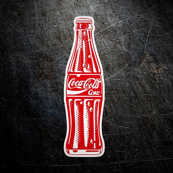 Pegatinas: Botella Refrescante de Coca Cola