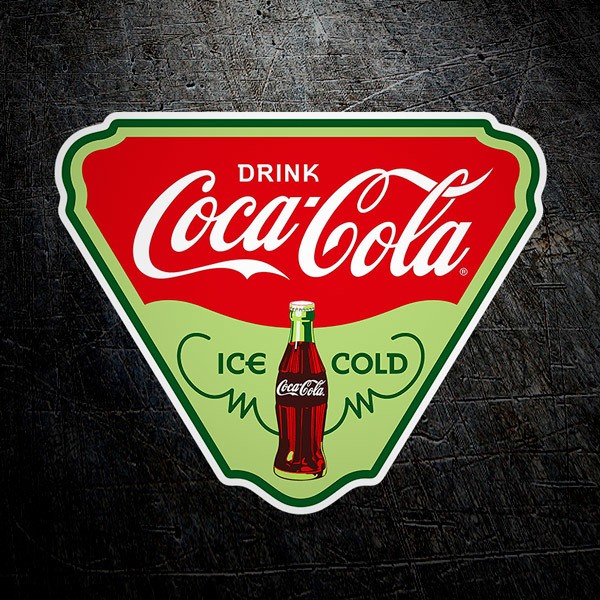 Pegatinas: Cartel Coca Cola