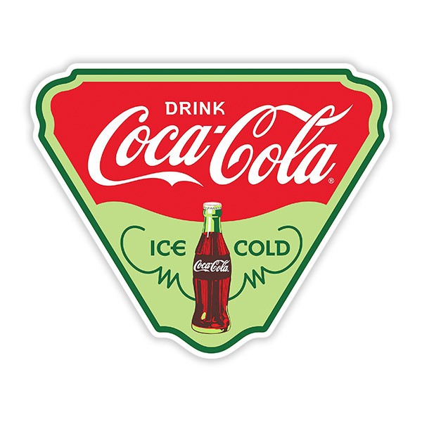 Pegatinas: Cartel Coca Cola
