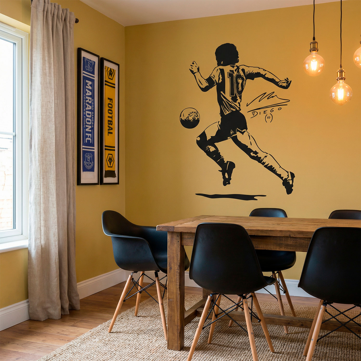 Vinilos Decorativos: Diego Maradona el Pelusa