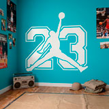Vinilos Decorativos: Logo Jordan 17
