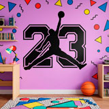 Vinilos Decorativos: Logo Jordan 8