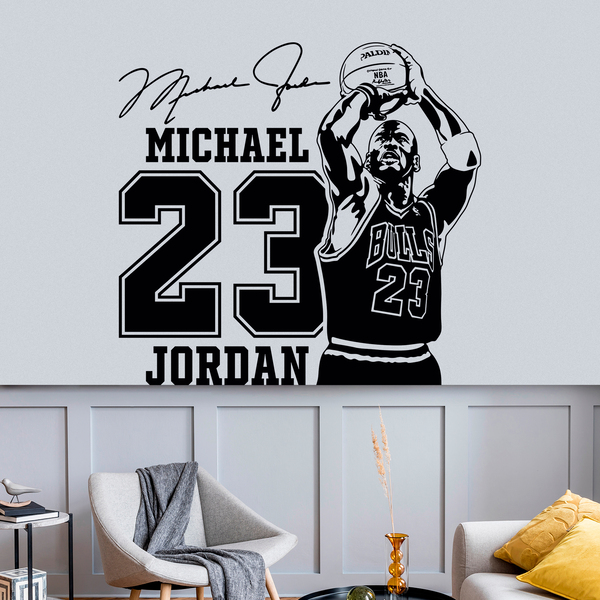 Vinilos Decorativos: Michael Jordan 23