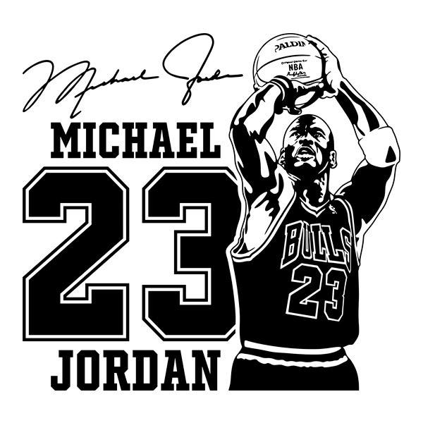 Vinilos Decorativos: Michael Jordan 23