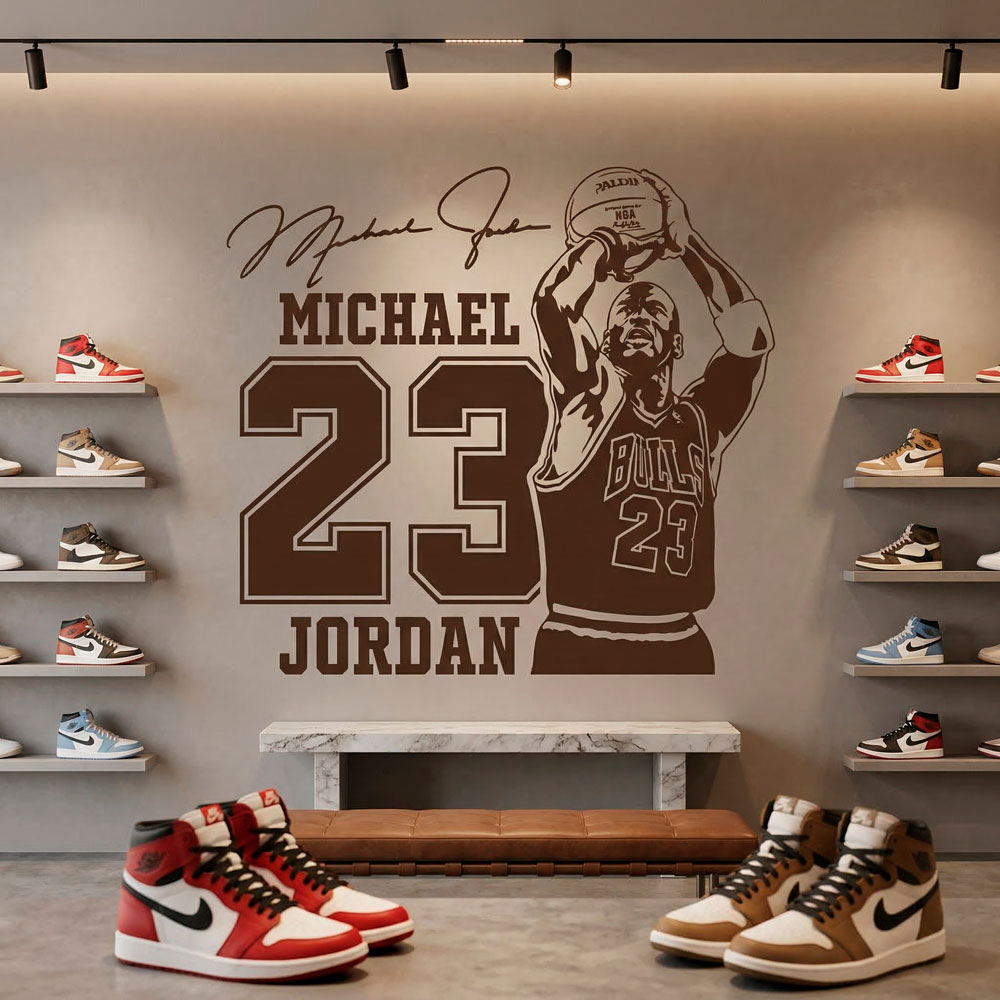 Vinilos Decorativos: Michael Jordan 23