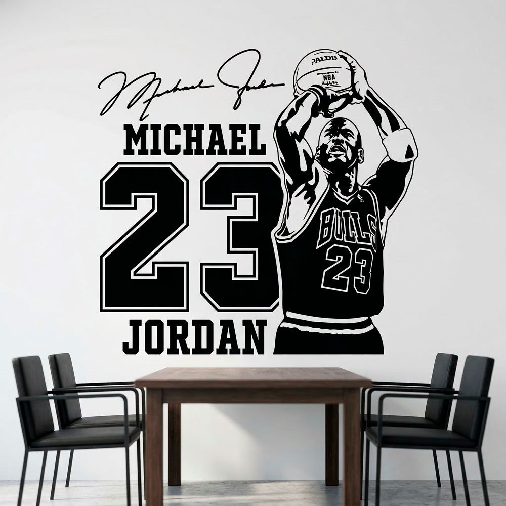 Vinilos Decorativos: Michael Jordan 23