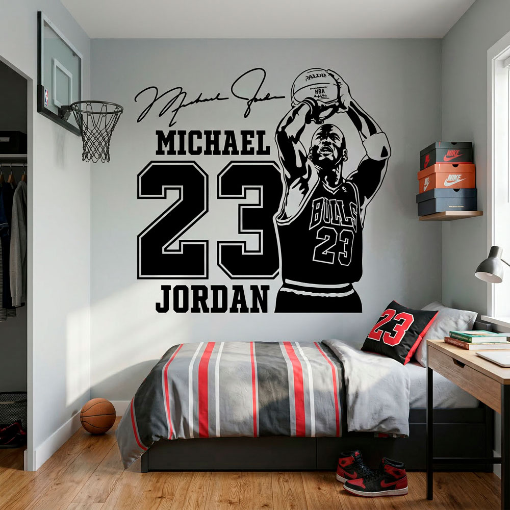 Vinilos Decorativos: Michael Jordan 23