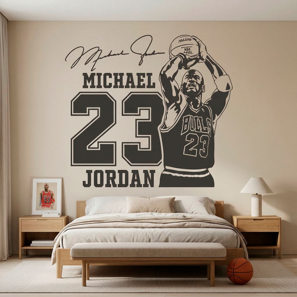 Vinilos Decorativos: Michael Jordan 23