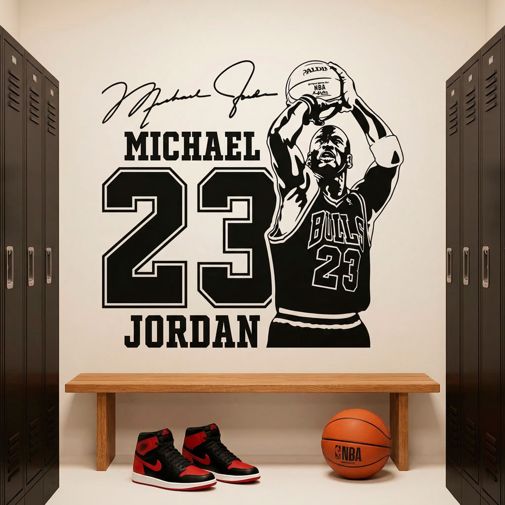 Vinilos Decorativos: Michael Jordan 23