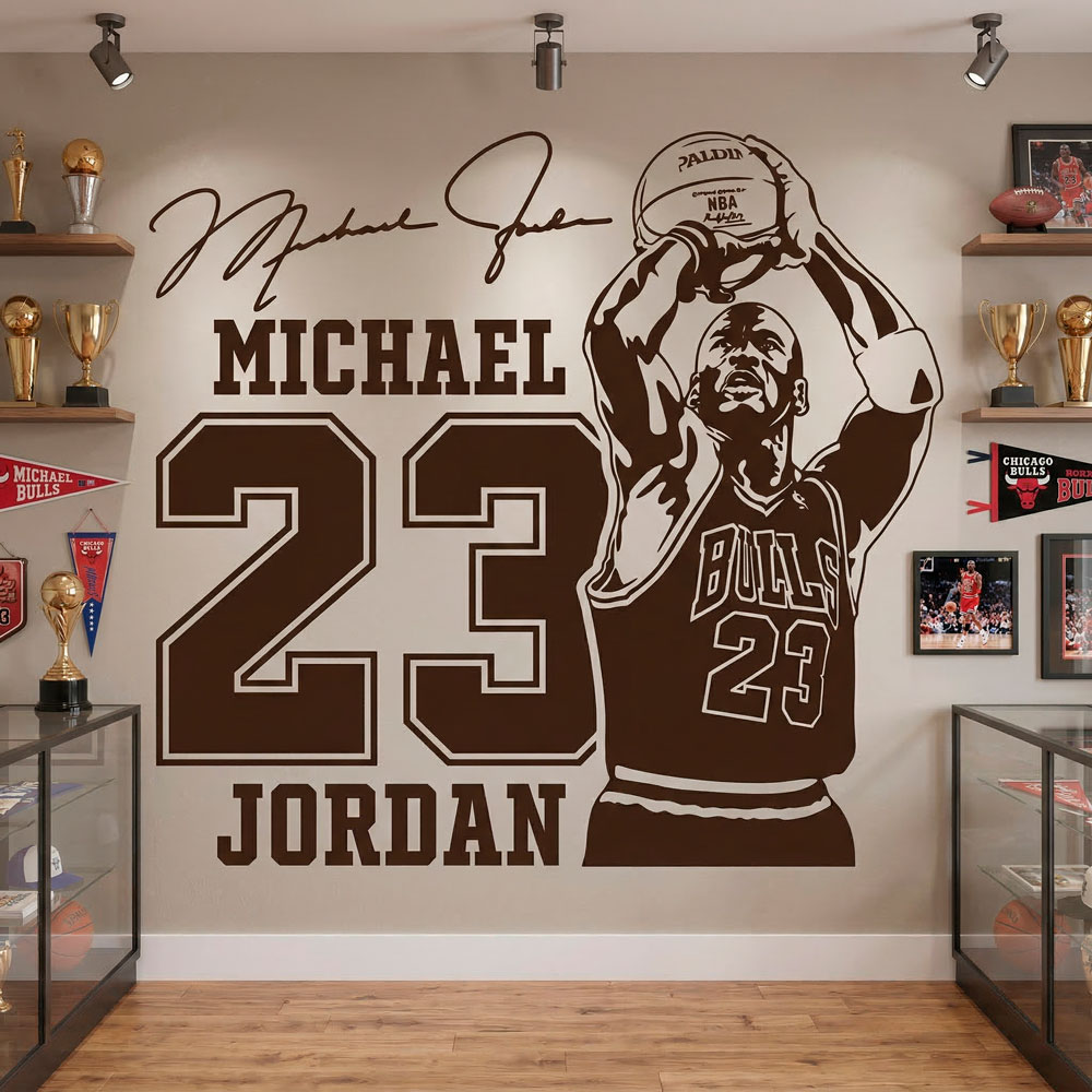 Vinilos Decorativos: Michael Jordan 23
