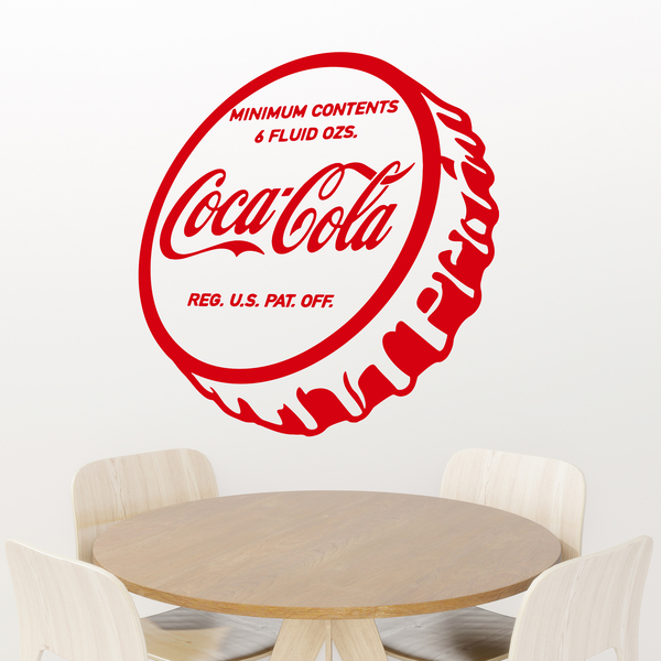 Vinilos Decorativos: Chapa de Coca Cola