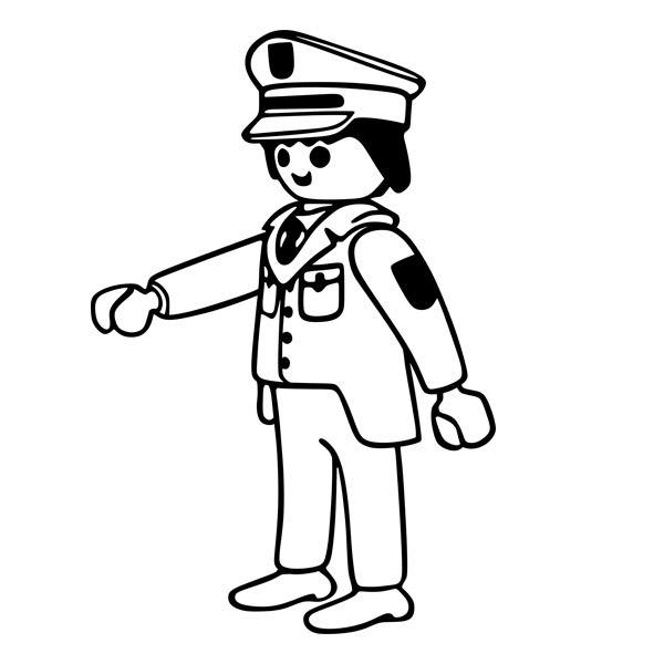 Dibujos 2025 playmobil policia