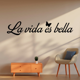 Vinilos Decorativos: La Vida es Bella 3