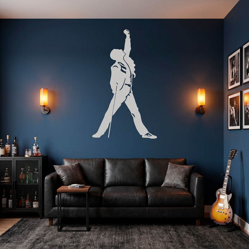 Silueta de Freddie Mercury 7