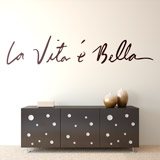 Vinilos Decorativos: La Vita é Bella 2