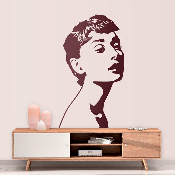 Vinilos Decorativos: Audrey Hepburn Belleza Angelical
