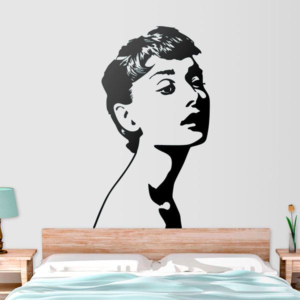 Vinilos Decorativos: Audrey Hepburn Belleza Angelical