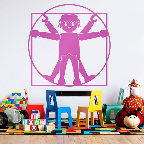 Vinilos Infantiles: Playmobil Vitruvio
