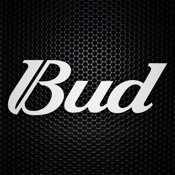 Pegatinas: Cerveza Bud