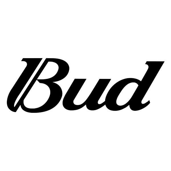 Pegatinas: Cerveza Bud