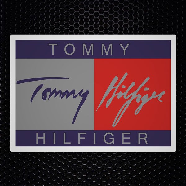 Pegatinas: Firma Tommy Hilfiger
